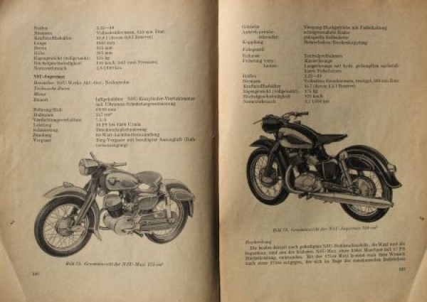 Rauch "Handbuch fuer den Motorradfahrer" Motorbike-History 1958 (9096)